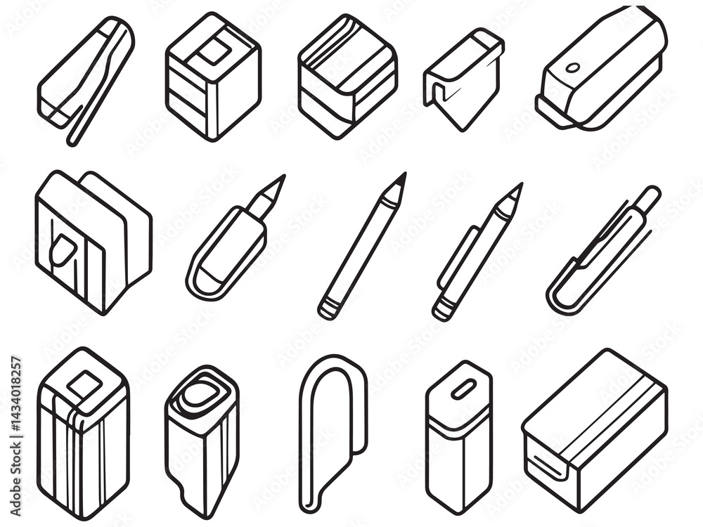 Pencil Sharpener line art minimalist black sketch Pencil Sharpener line art minimalist black sketch
