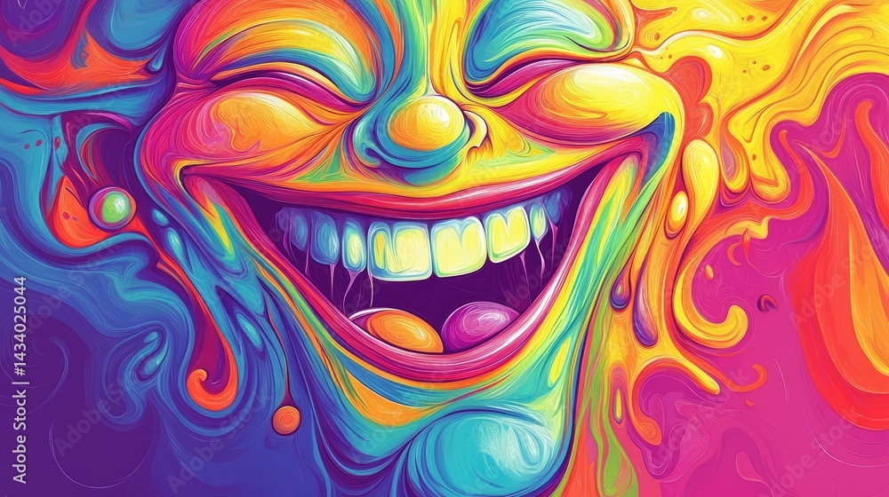 Fototapeta A group of three professionals engaged in a lively conversation during a meeting in a modern office.