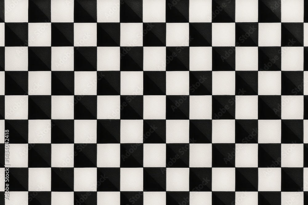 Fototapeta premium High-Fidelity Checkered Pixel Pattern for Modern Graphic Design and Print Projects