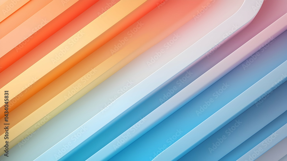 Fototapeta premium Abstract Colorful Diagonal Lines Background