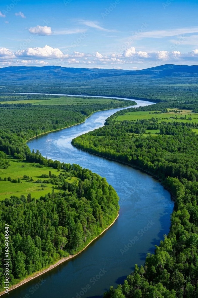 arafed view of a river running through a lush green forest arafed view of a river running through a lush green forest