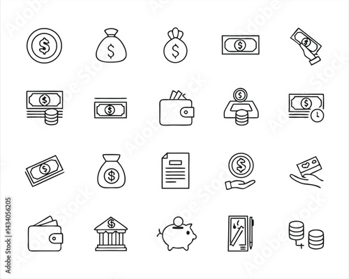 Loan icon set