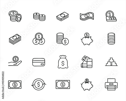 Loan icon set