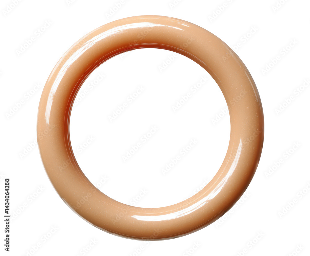 Elegant circular object for decorative or design use in art projects on a transparent background, cut out Elegant circular object for decorative or design use in art projects on a transparent background, cut out