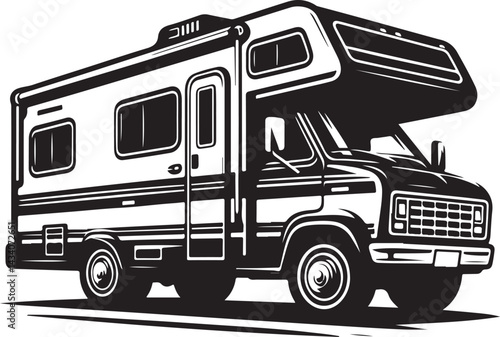 Camper van illustration