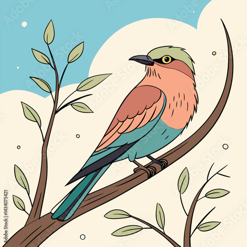 Brid on Cockscomb colorful flowers in the garden blue yellow brid isolated on transparent background cutout