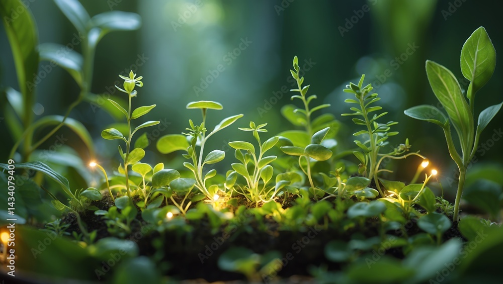 The enchanting beauty of a miniature verdant world