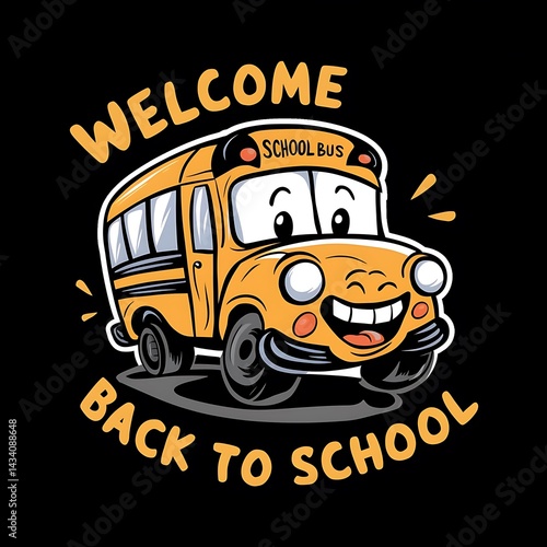 Back to School Typography Photo with vector illustration