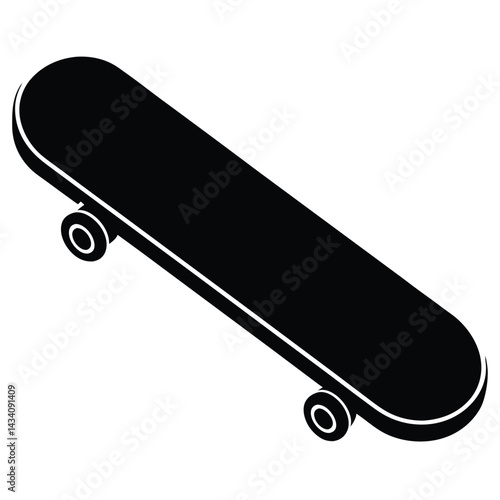 skateboard isolated on white background