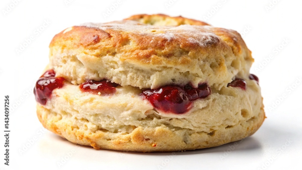 scone
on white scone
on white