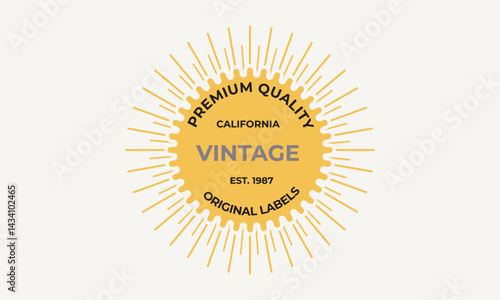 vector illustration of the best choice label, Vintage Premium Badge for Classic and Quality Designs