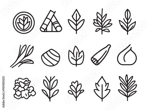 Biomass Power line art energy illustration