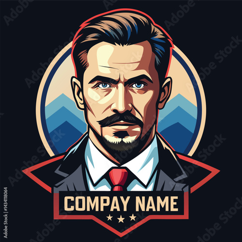 Businessman logo design