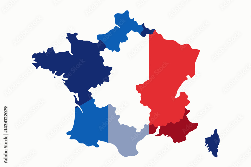 map of france vector illustration map of france vector illustration