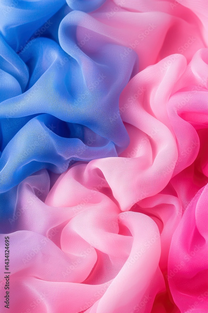 Obraz premium Delicate, ombre fabric