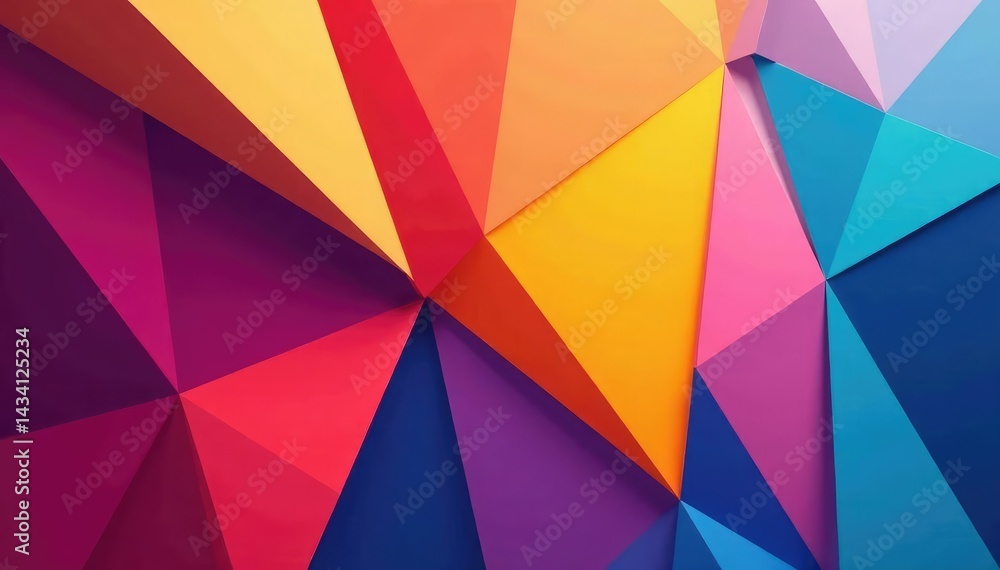 Geometric shapes create a continuous visual rhythm, colorful, surface, shapes Geometric shapes create a continuous visual rhythm, colorful, surface, shapes