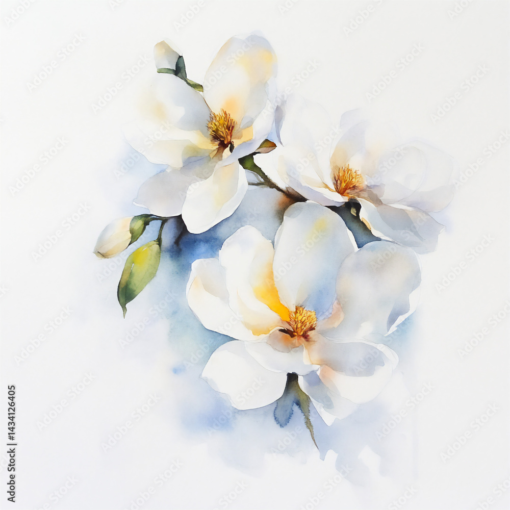 Fototapeta premium white orchid flowers