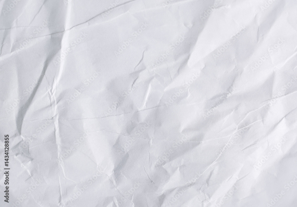 White paper texture. Crumpled paper background. White paper texture. Crumpled paper background.