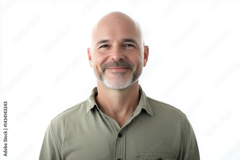 Portrait of a smiling middle-aged man Portrait of a smiling middle-aged man