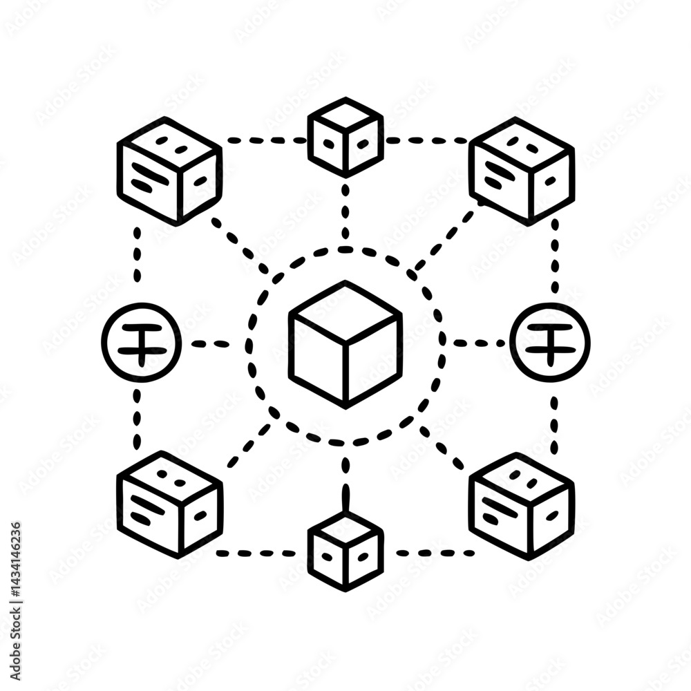 distributed ledger icon, distributed ledger line art - simple line art of distributed ledger, perfect for distributed ledger logos and icons distributed ledger icon, distributed ledger line art - simple line art of distributed ledger, perfect for distributed ledger logos and icons