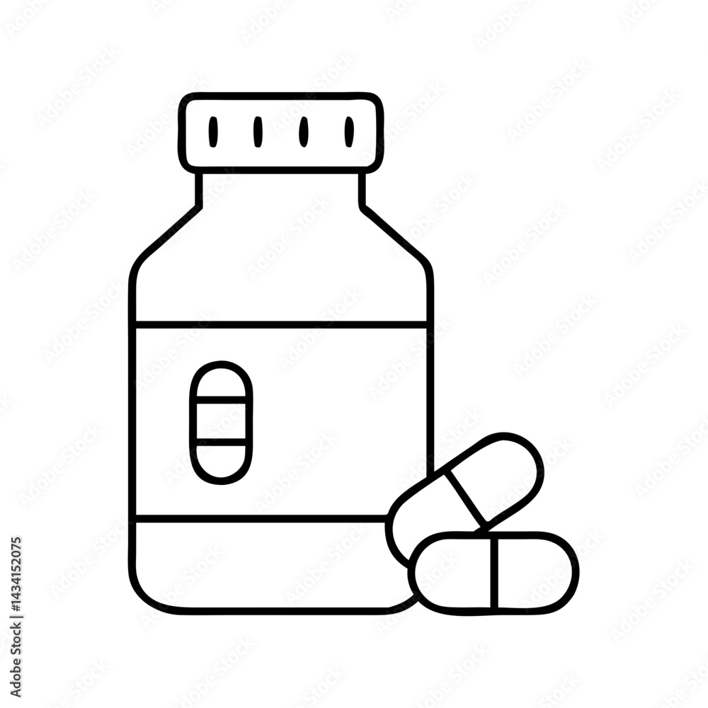 generic drug icon, generic drug line art - simple line art of generic drug, perfect for generic drug logos and icons generic drug icon, generic drug line art - simple line art of generic drug, perfect for generic drug logos and icons