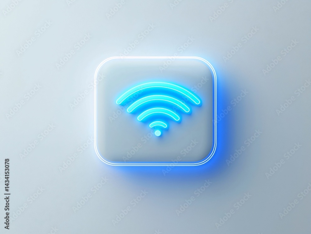 Wifi Neon Icon Wifi Neon Icon