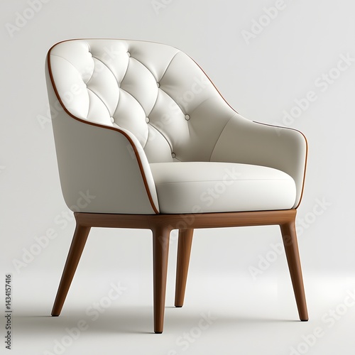 Tufted dining chair with luxurious comfort