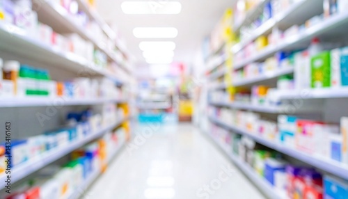 Wallpaper Mural shopping cart in supermarket Torontodigital.ca