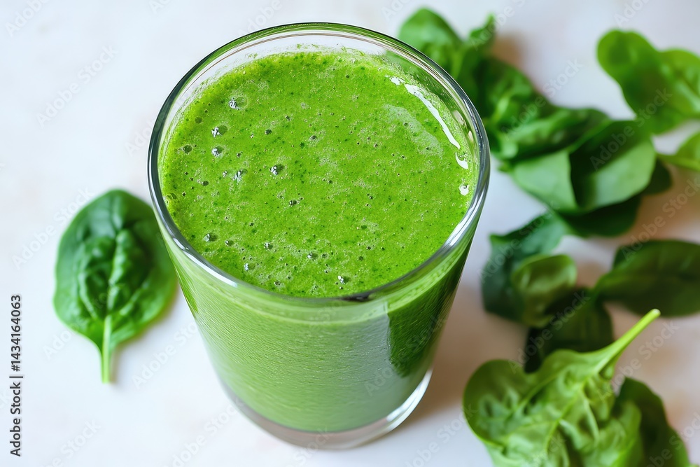 Green smoothie. AI generated illustration. Green smoothie. AI generated illustration.