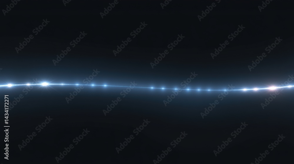 Abstract Light Trail on Dark Background Abstract Light Trail on Dark Background