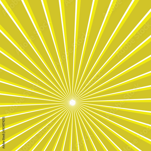 Vintage Comic Background Yellow Dark Color With Soft Light Sun Burst and Dots. Halftone Style. Latar belakang komik seni pop Cocok Untuk Background