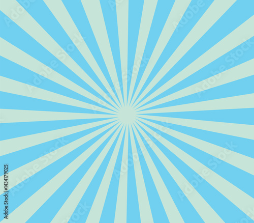 Dark blue sun rays retro with paper texture background. Abstract burst sun rays pattern design.