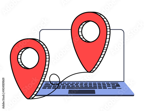 Connecting locations with technology in a digital world today