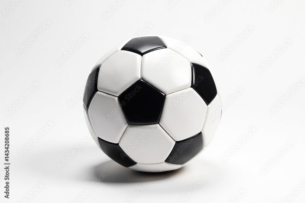 Perfectly centered white football on pure white background, isolated, texture, equipment Perfectly centered white football on pure white background, isolated, texture, equipment