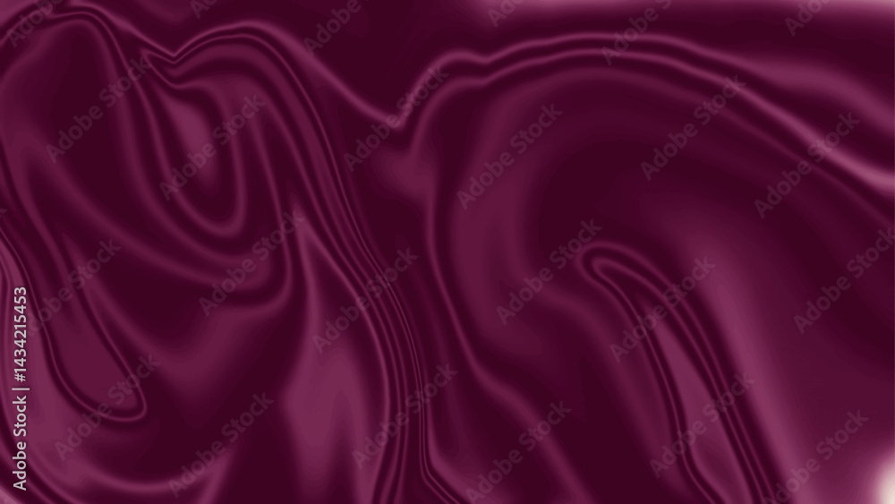 Fototapeta premium Pink liquid texture. Smooth elegant silk or satin luxury cloth texture. Abstract background with waves. 