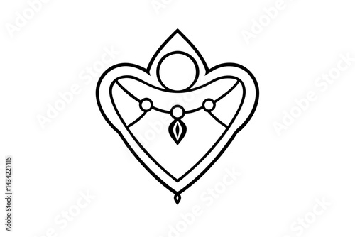 This romantic 3D vector design features a red heart, a timeless symbol of love and passion, adorned with delicate wings and a leaf, perfect for Valentine's Day or wedding celebrations