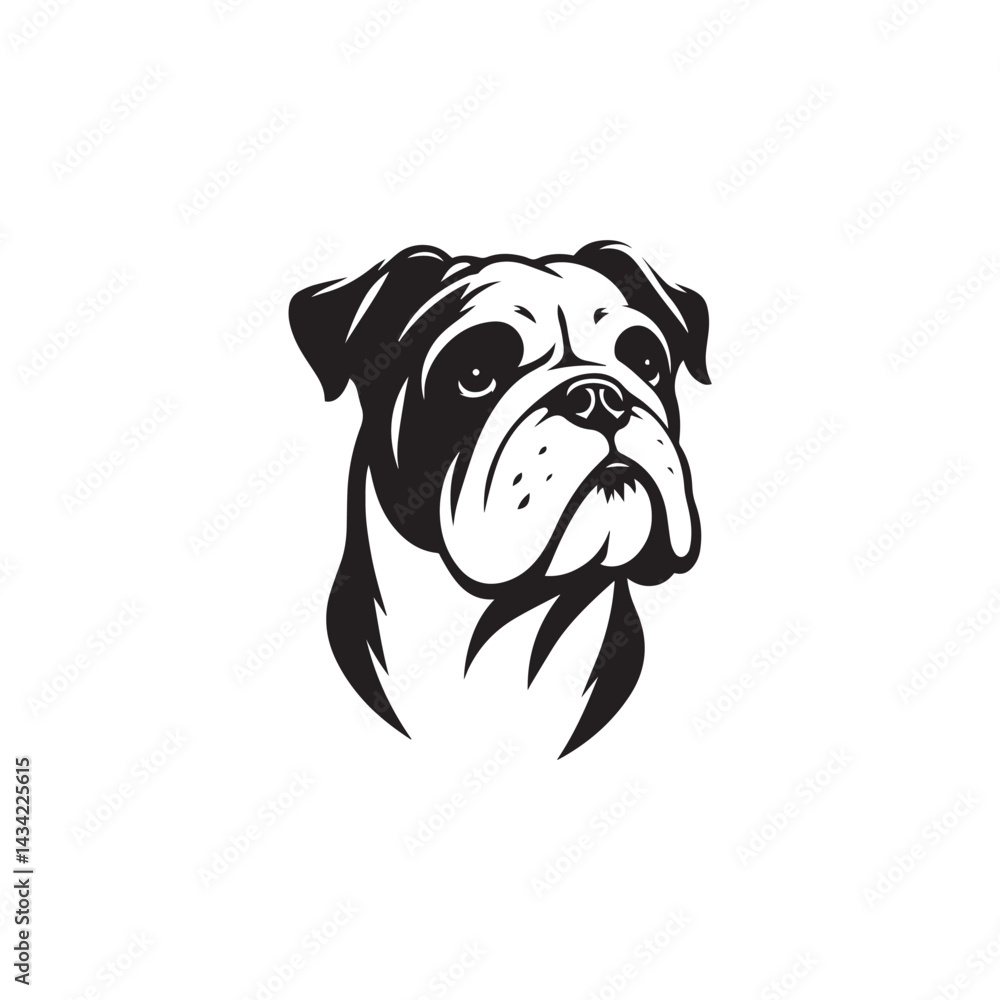 pug dog portrait pug dog portrait