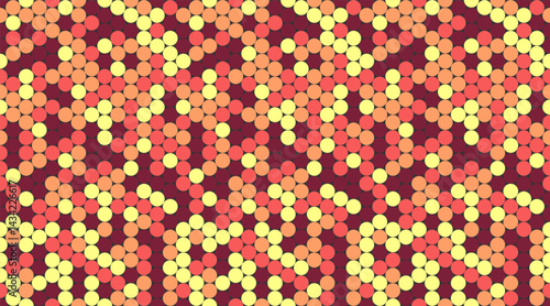 Abstract warmtoned geometric pattern.  Perfect for backgrounds, textiles, or modern design projects.  Evokes feelings of warmth, energy, and subtle movement.