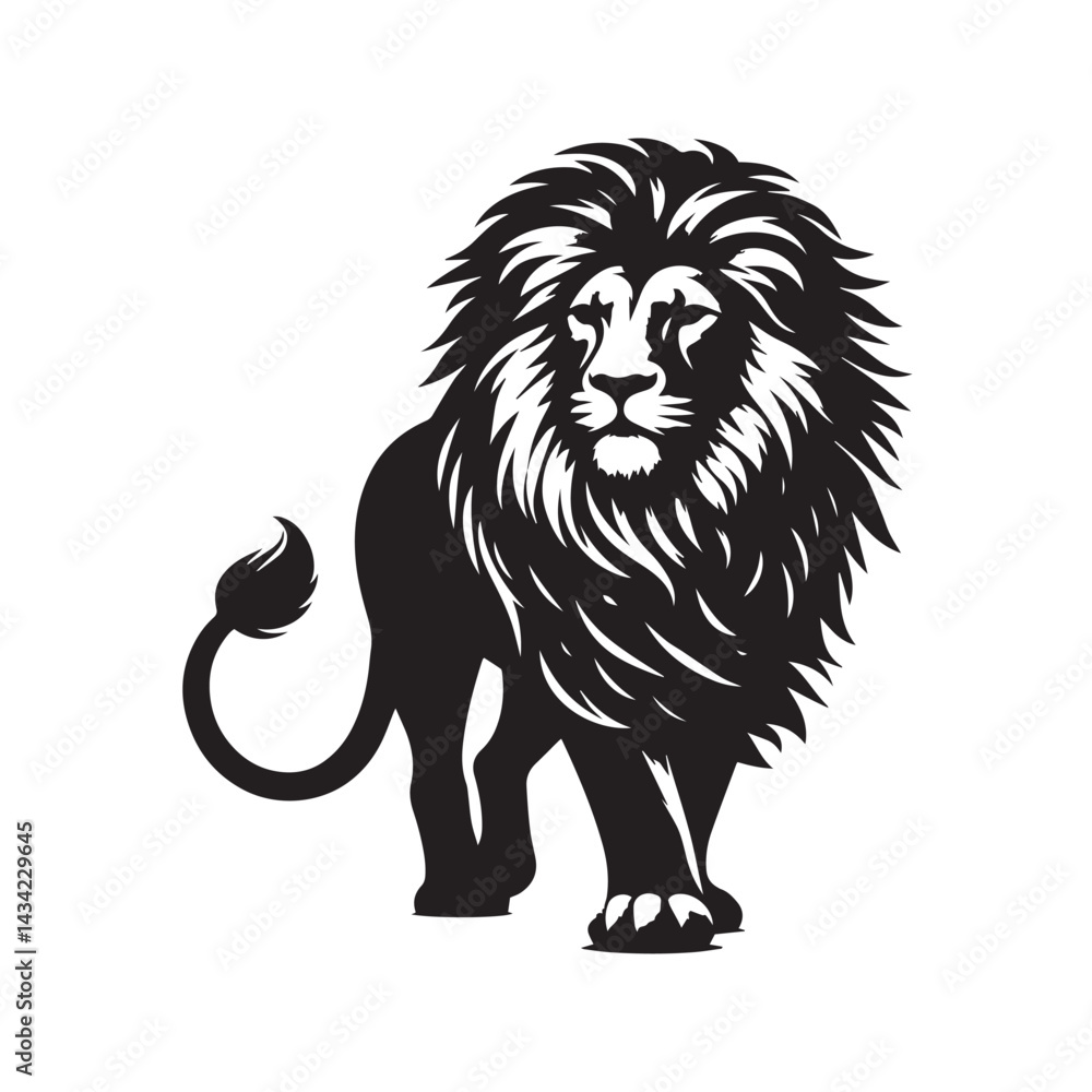 Fototapeta premium lion vector illustration