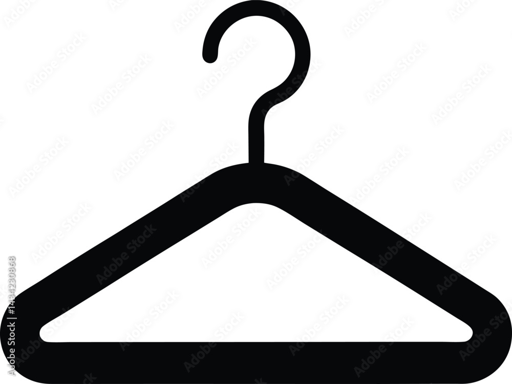 hanger icon on white background hanger icon on white background