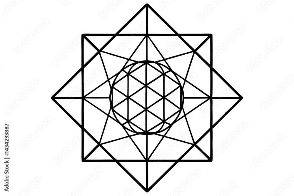 Abstract 3d triangle shape vector illustration, a geometric design concept Abstract 3d triangle shape vector illustration, a geometric design concept