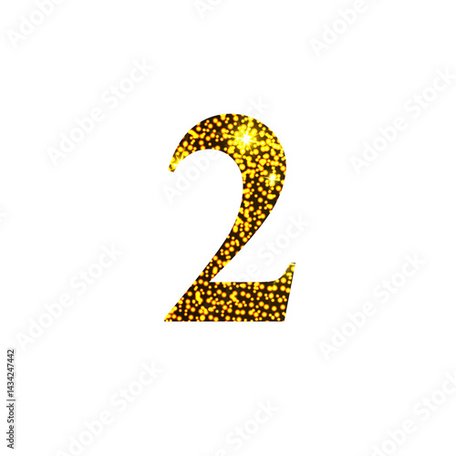 Golden number 2. Numbers for design
