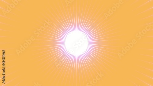 Radiant Orange Sunburst Light Background
