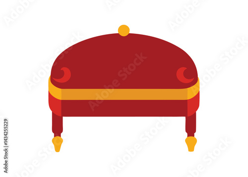 ottoman--vector-art-illustriton-white-baground.eps