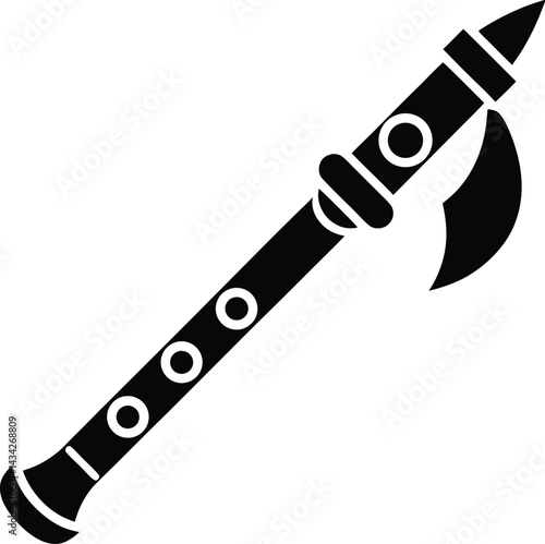 vector illustration of a sword
