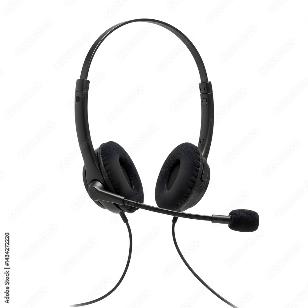 Wired Over-Ear Headset with Noise-Cancelling Microphone – Perfect for Office, Call Centre, Online Meetings & Gaming Wired Over-Ear Headset with Noise-Cancelling Microphone – Perfect for Office, Call Centre, Online Meetings & Gaming