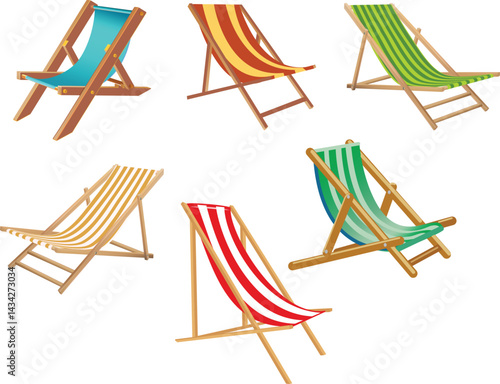 beach chair and umbrella