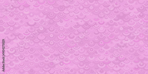 Vector snake pattern. Pink dragon scale. Fish texture. Pink skin background of reptile mermaid lizard. Oriental monster skin print.