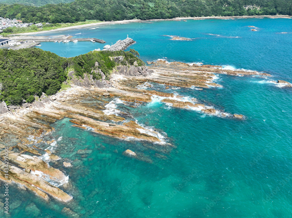 高知県土佐清水市 竜串海岸の風景