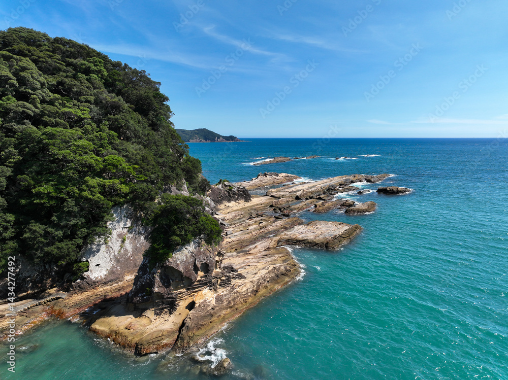 高知県土佐清水市 竜串海岸の風景